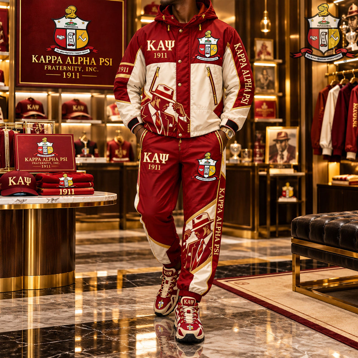 Premium Hooded Jacket & Jogger Set HANNN TND KAP 1210268