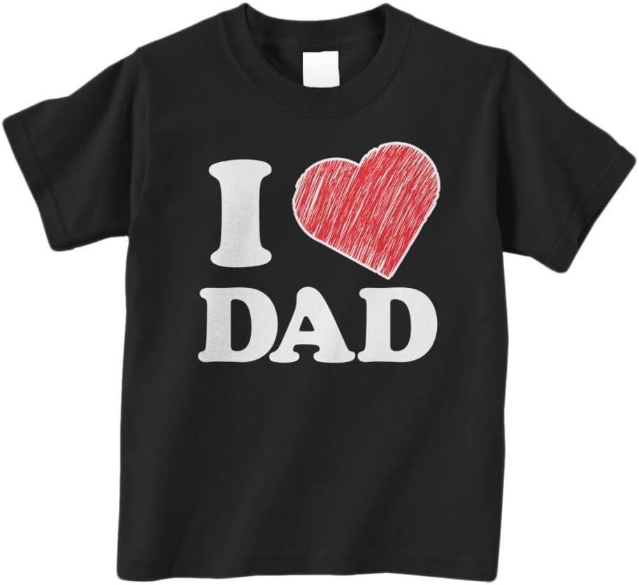 Threadrock Little Boys' I Love Dad Infant\/Toddler