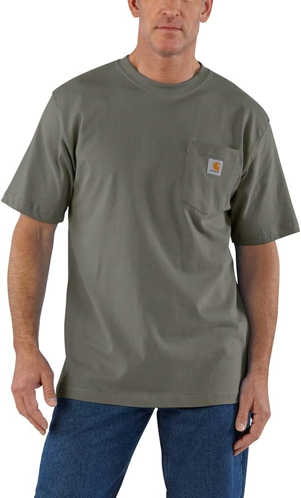 Carhartt Men's Loose Fit Heavyweight Short-Sleeve Pocket
