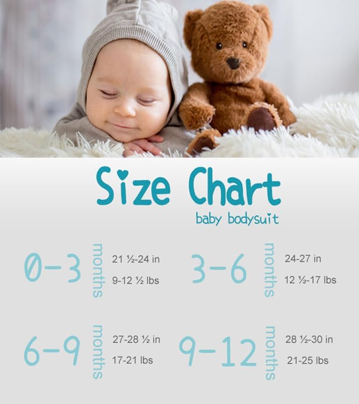 BesserBay Baby Happy 1st Mother's Day Bodysuit Infant Mother's Day Onesie 0-12 Moths