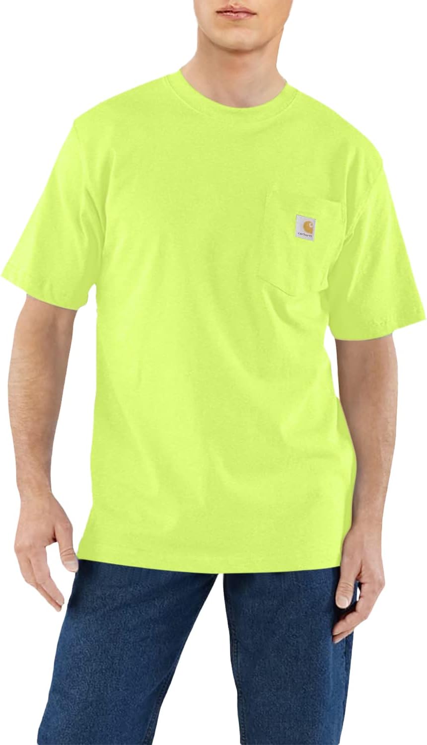 Carhartt Men's Loose Fit Heavyweight Short-Sleeve Pocket