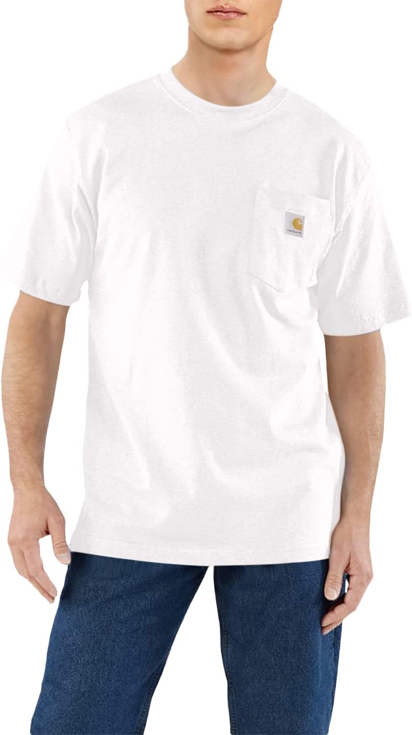 Carhartt Men's Loose Fit Heavyweight Short-Sleeve Pocket