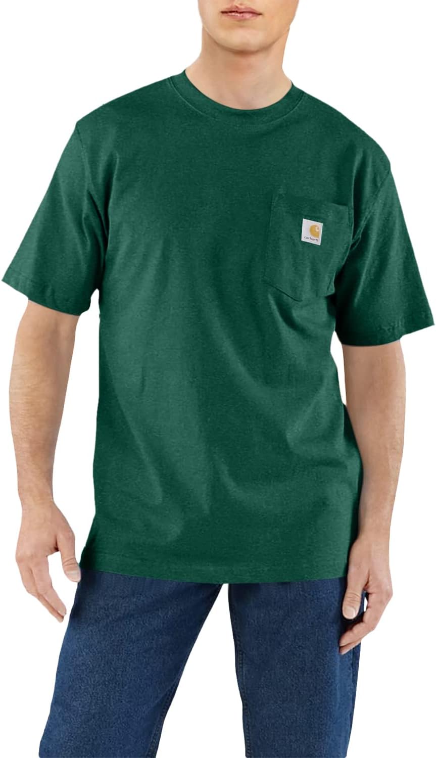 Carhartt Men's Loose Fit Heavyweight Short-Sleeve Pocket