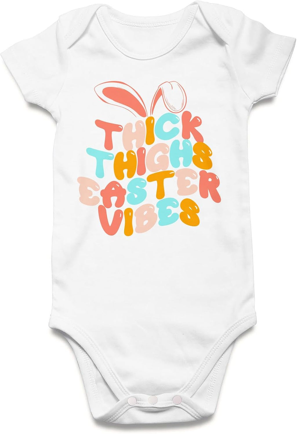 UNICOMIDEA Baby Boys Girls Romper Letter Printed Newborn Outfit Short Sleeve Bodysuits 0-12 Months