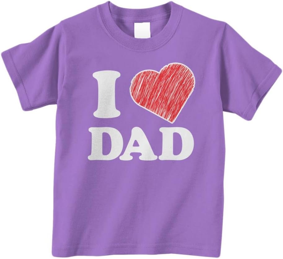 Threadrock Little Boys' I Love Dad Infant\/Toddler