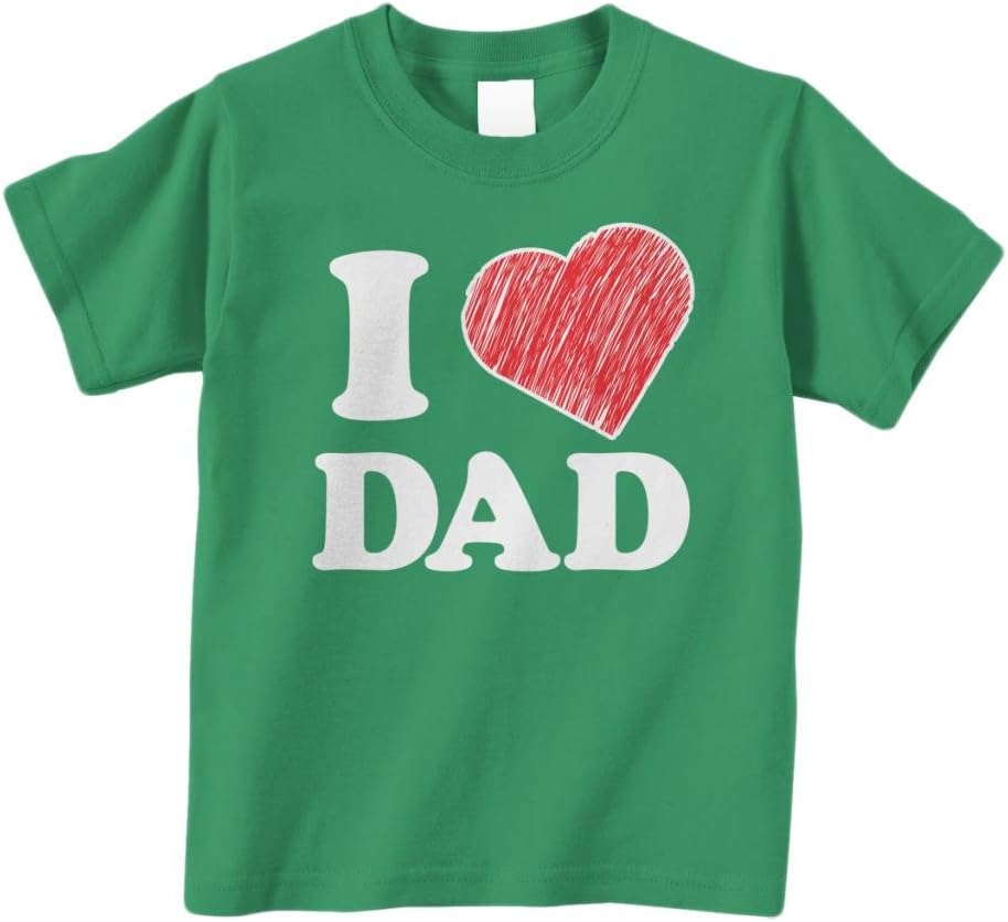 Threadrock Little Boys' I Love Dad Infant\/Toddler