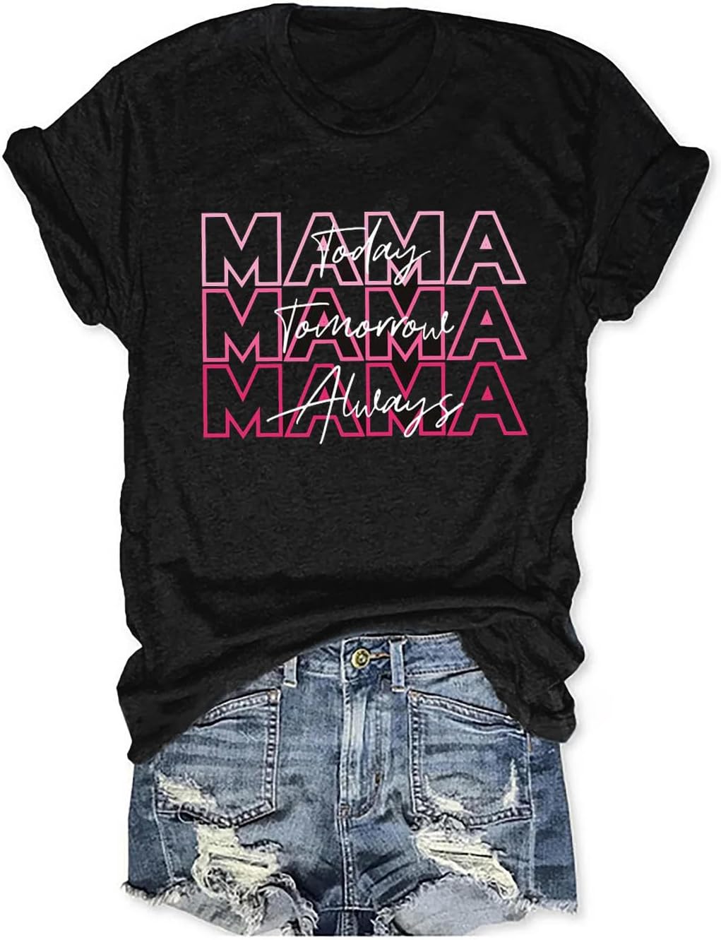 Womens Boy Mama Shirt Casual Letter Printed Boy Mom T-Shirts Short Sleeve Mother's Day Graphic Tee Tops Mother Shirt