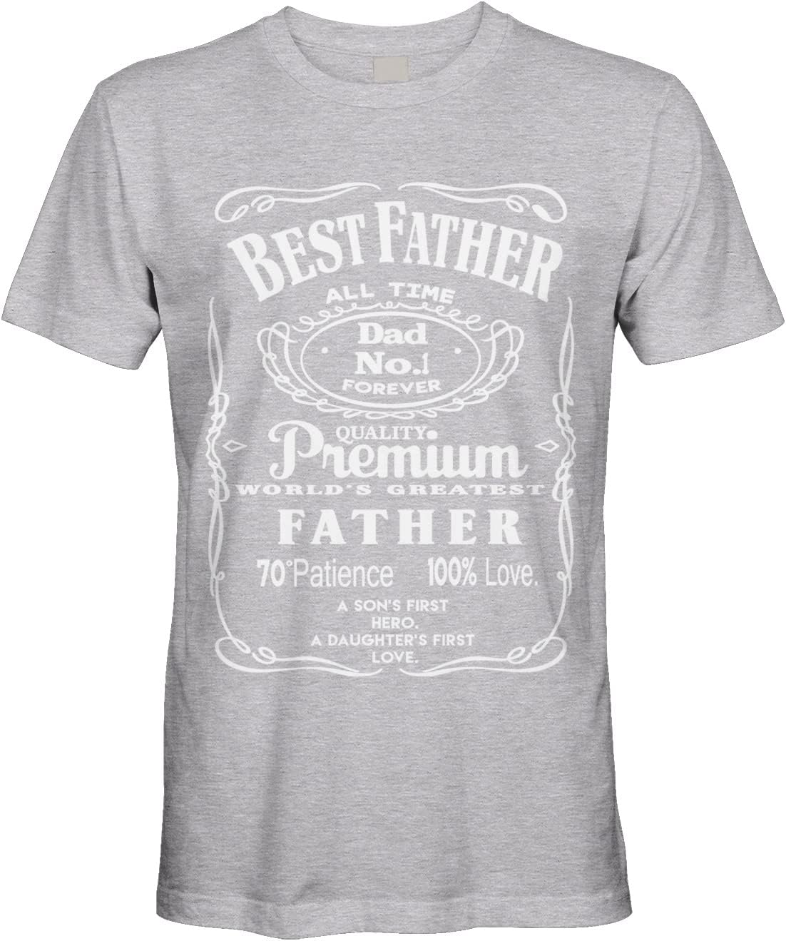 Men's Best Father Premium Dad World's Greatest No.1