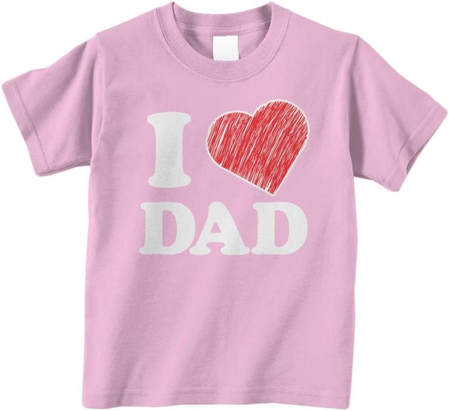 Threadrock Little Boys' I Love Dad Infant\/Toddler