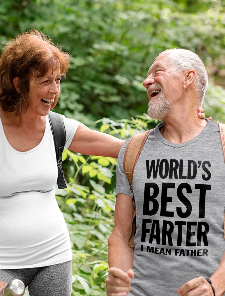 World's Best Farter I Mean Father Shirt Funny Dad Jokes Shirts for Men Gifts for Dads Fathers Day