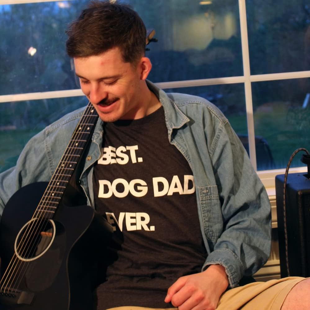 Mens Best Cat Dad Ever T Shirt Funny Fathers Day Kitty Sarcastic Saying Novelty