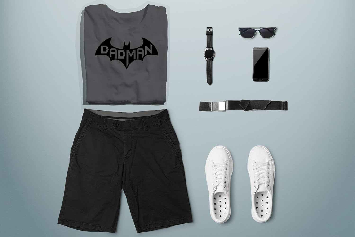 CBTWear Dadman - Super Dadman Bat Hero Funny Premium Men's