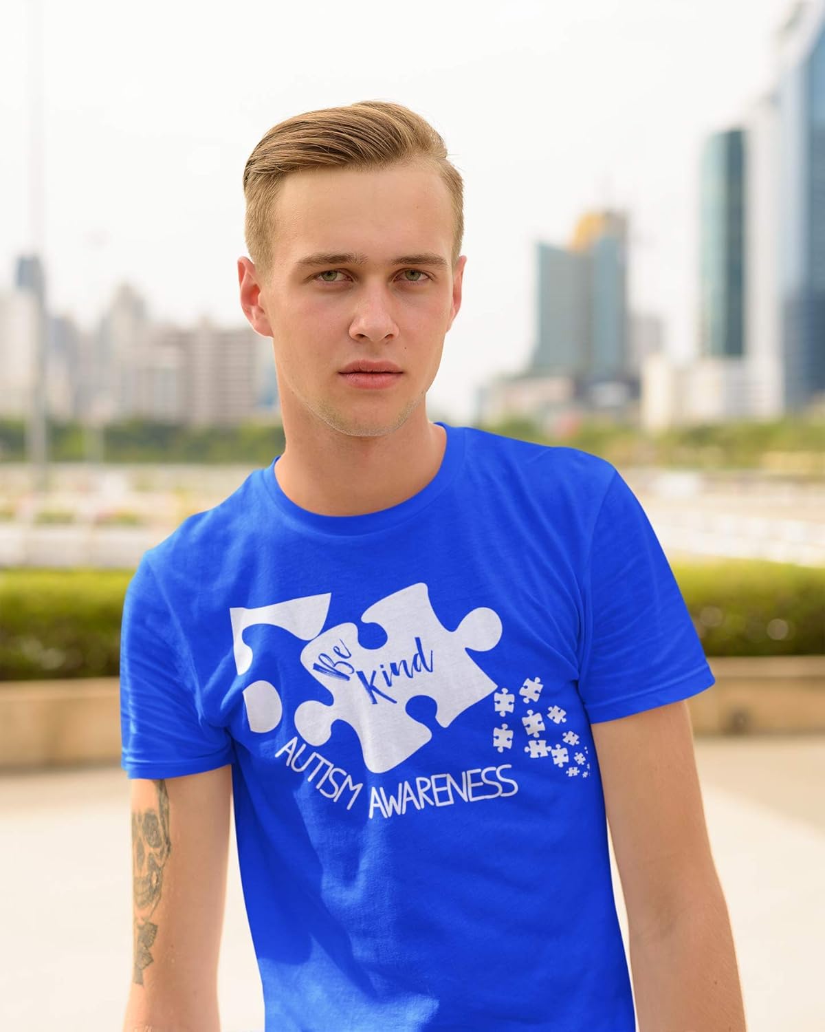 Kropsis Be Kind Puzzle Autism Awareness Men's