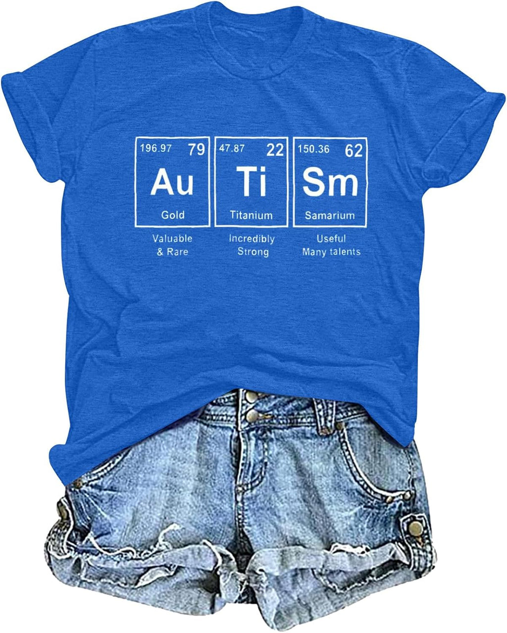 Autism Awareness Shirt Women: Inspirational Tshirts Special Educational T-Shirt Mental Health Tee Autistic Funny Graphic Tops