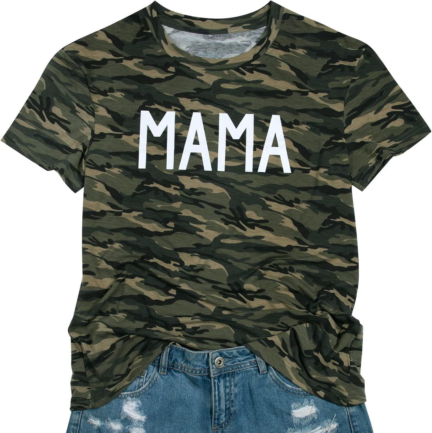 Mom and Son Matching Outfits Mama and Mama's Litter Man Print Shirts Cute Mom and Son Mothers Gifts