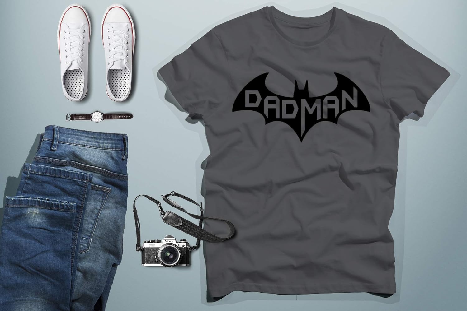 CBTWear Dadman - Super Dadman Bat Hero Funny Premium Men's