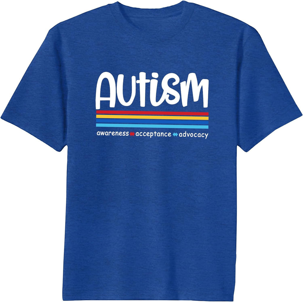PICKID Autism Awareness Shirt Men Autism T Shirt Autism Acceptance Shirt Be Kind Inspirational Tee Autism Support Tops