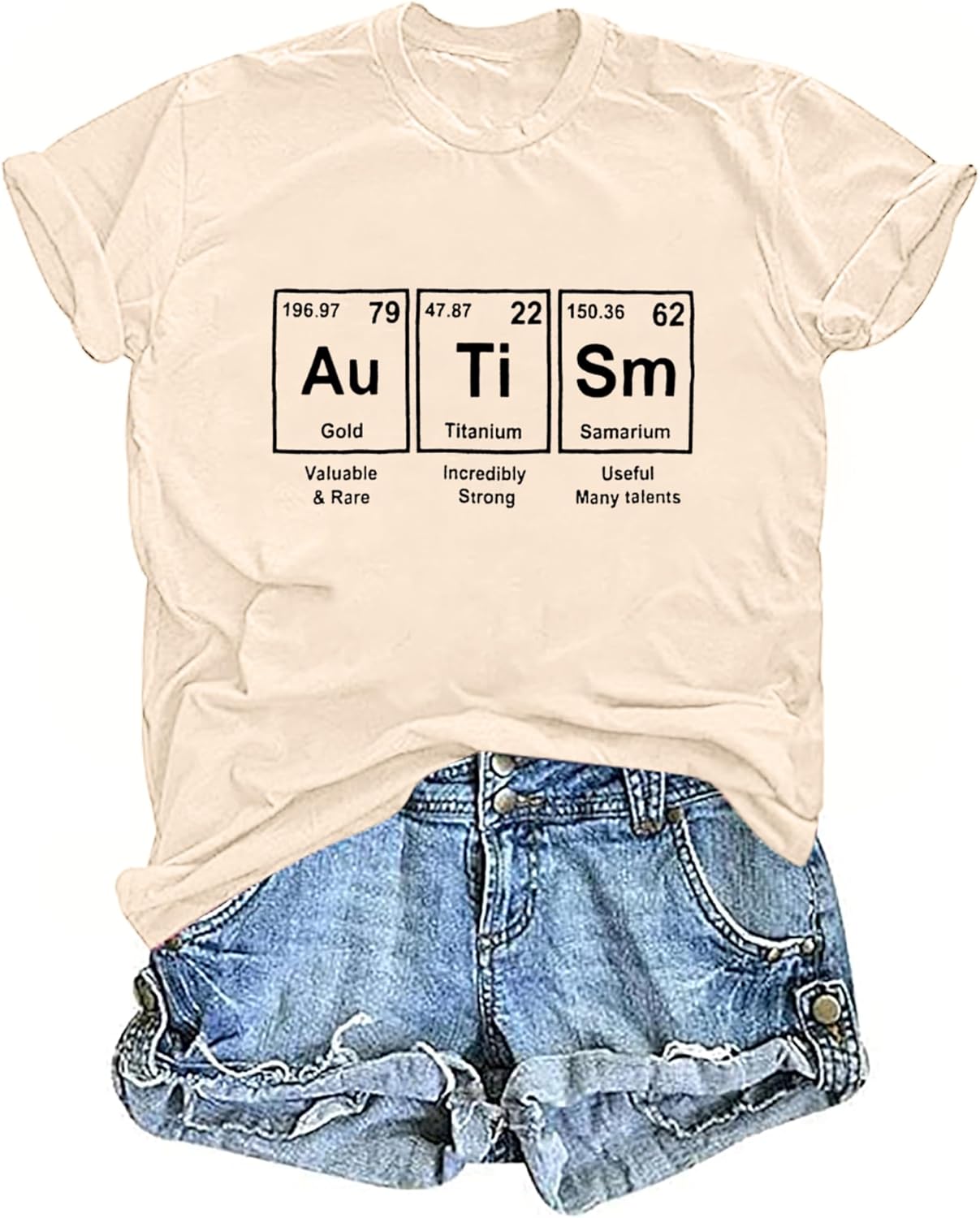 Autism Awareness Shirt Women: Inspirational Tshirts Special Educational T-Shirt Mental Health Tee Autistic Funny Graphic Tops