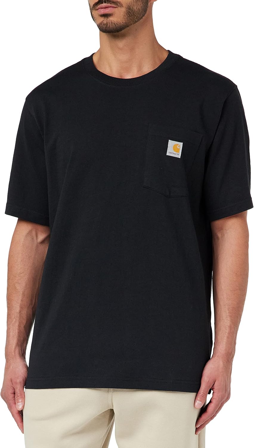 Carhartt Men's Loose Fit Heavyweight Short-Sleeve Pocket