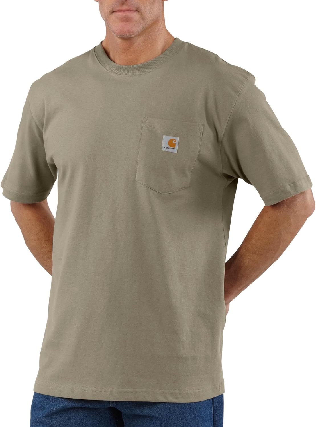 Carhartt Men's Loose Fit Heavyweight Short-Sleeve Pocket