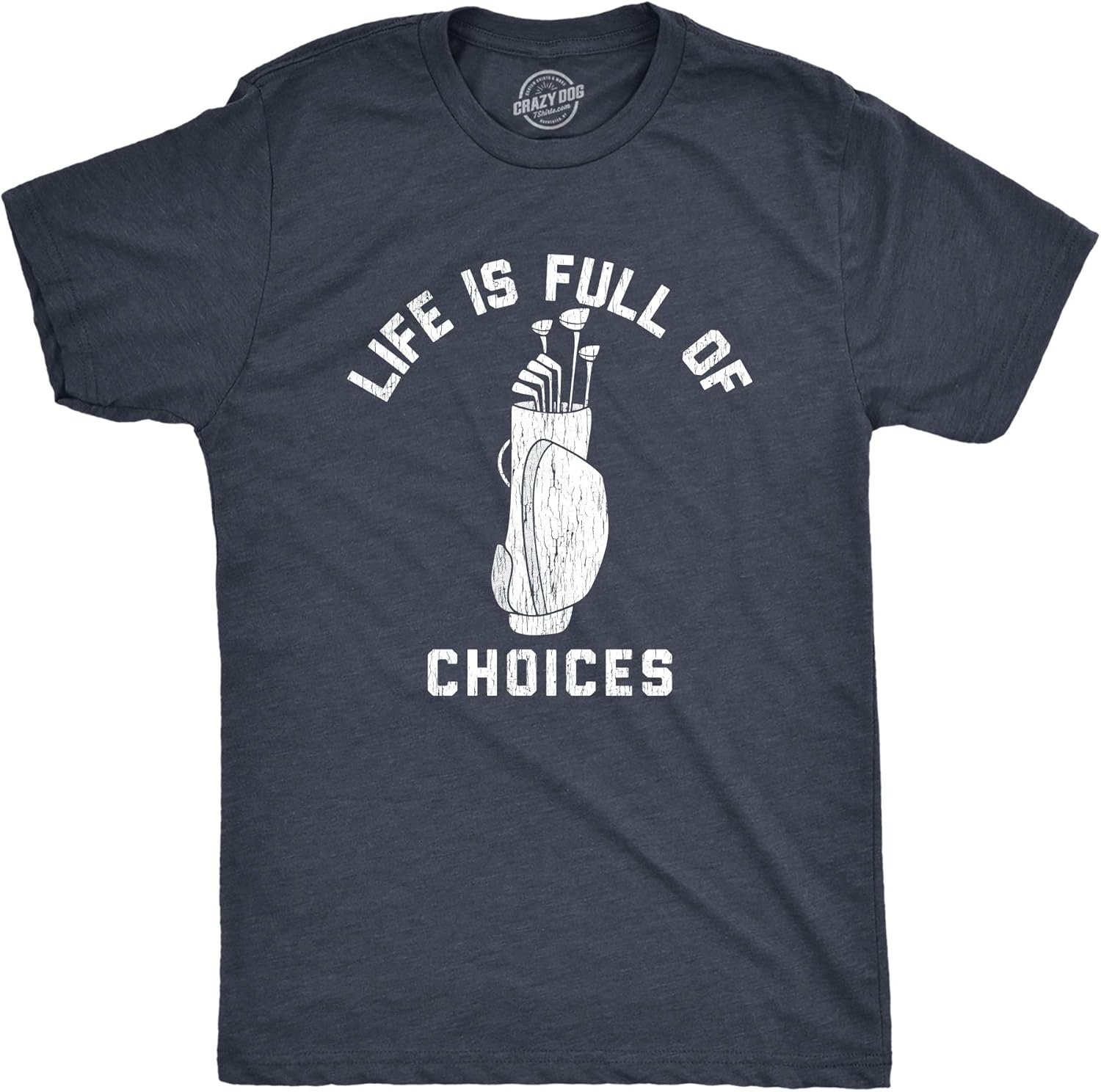 Funny Mens Golfing T Shirts Best Dad by Par and Other Graphic Golf Tees for Dads