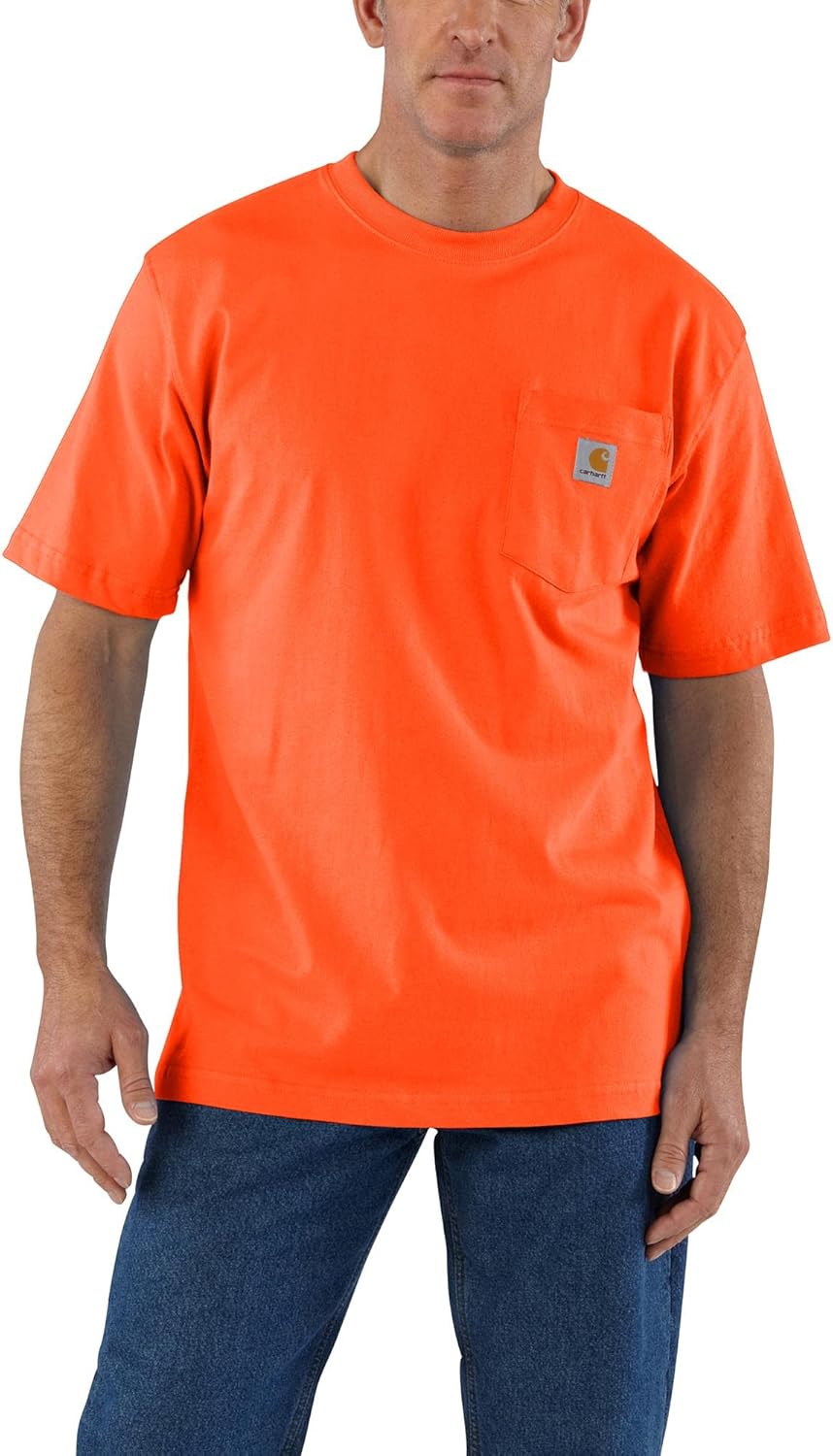 Carhartt Men's Loose Fit Heavyweight Short-Sleeve Pocket