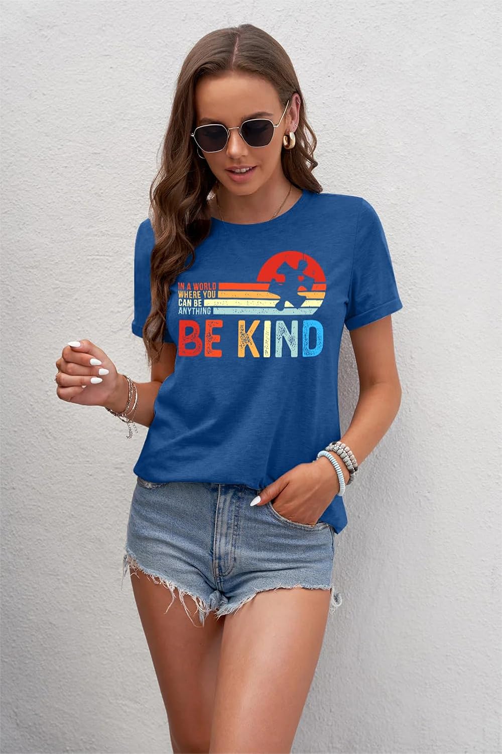 Autism Awareness Shirt Women : Be Kind Autism T Shirts Puzzle Graphic Autistic Support Tee Autism Acceptance Tops