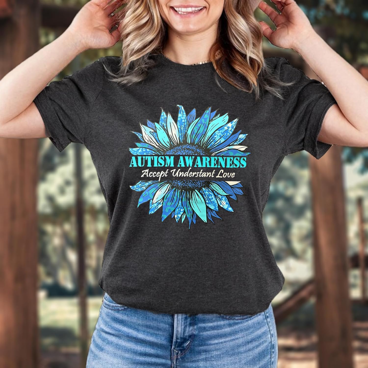 Womens Autism Awareness Teacher Shirts Special Education Sped Teacher Shirt Mental Health Graphic Tee Top