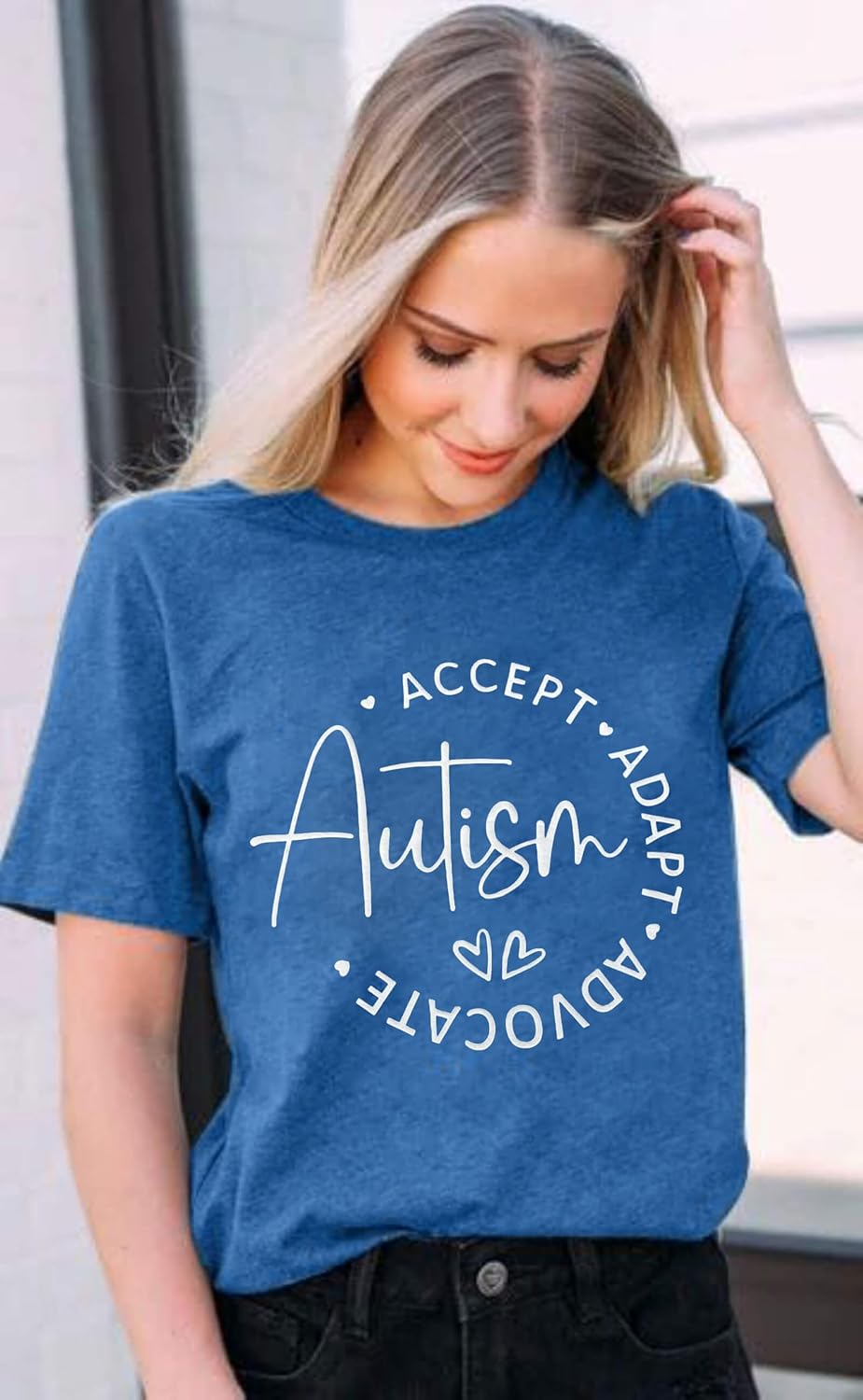 Autism Awareness Shirt Womens Special Education Teacher Tshirts Seeing The World Differently Tee Tops