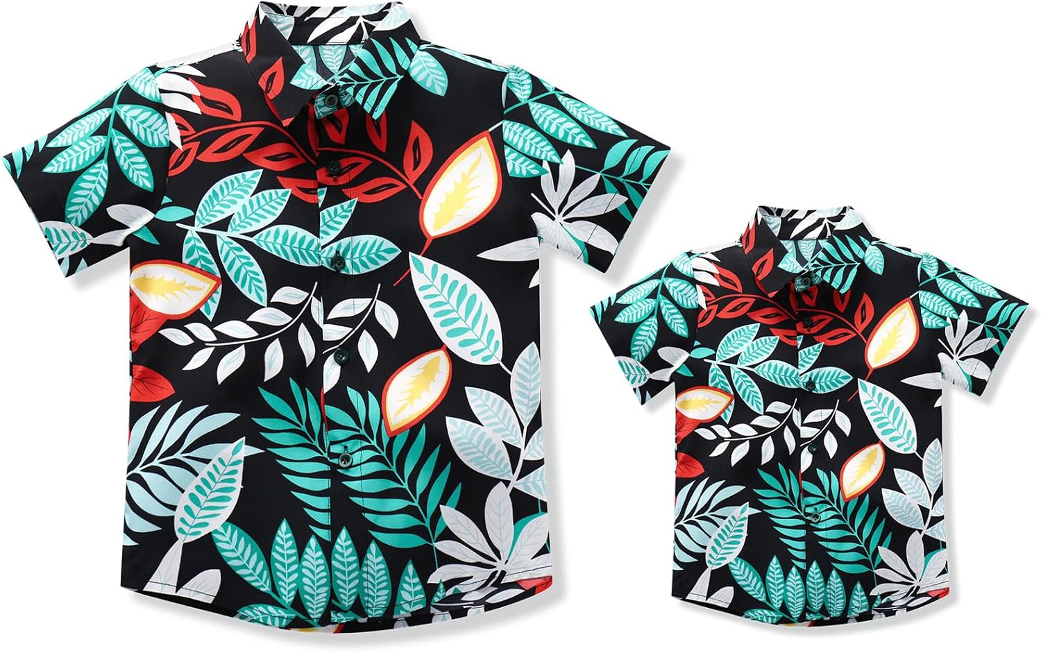 Daddy and Me Matching Outfits Hawaiian Father and Son Matching Shirts for Family Photoshoot Summer Men Boys Father's Day Tops