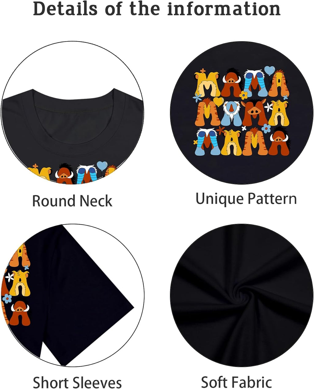 Mama Shirt Women Cute Mom Letter Print Mother's Day Tshirt Graphic Short Sleeve Tee Tops Blouses
