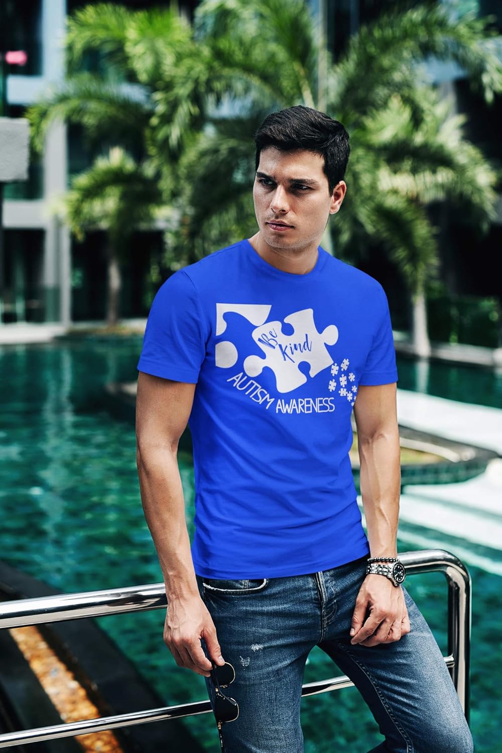 Kropsis Be Kind Puzzle Autism Awareness Men's