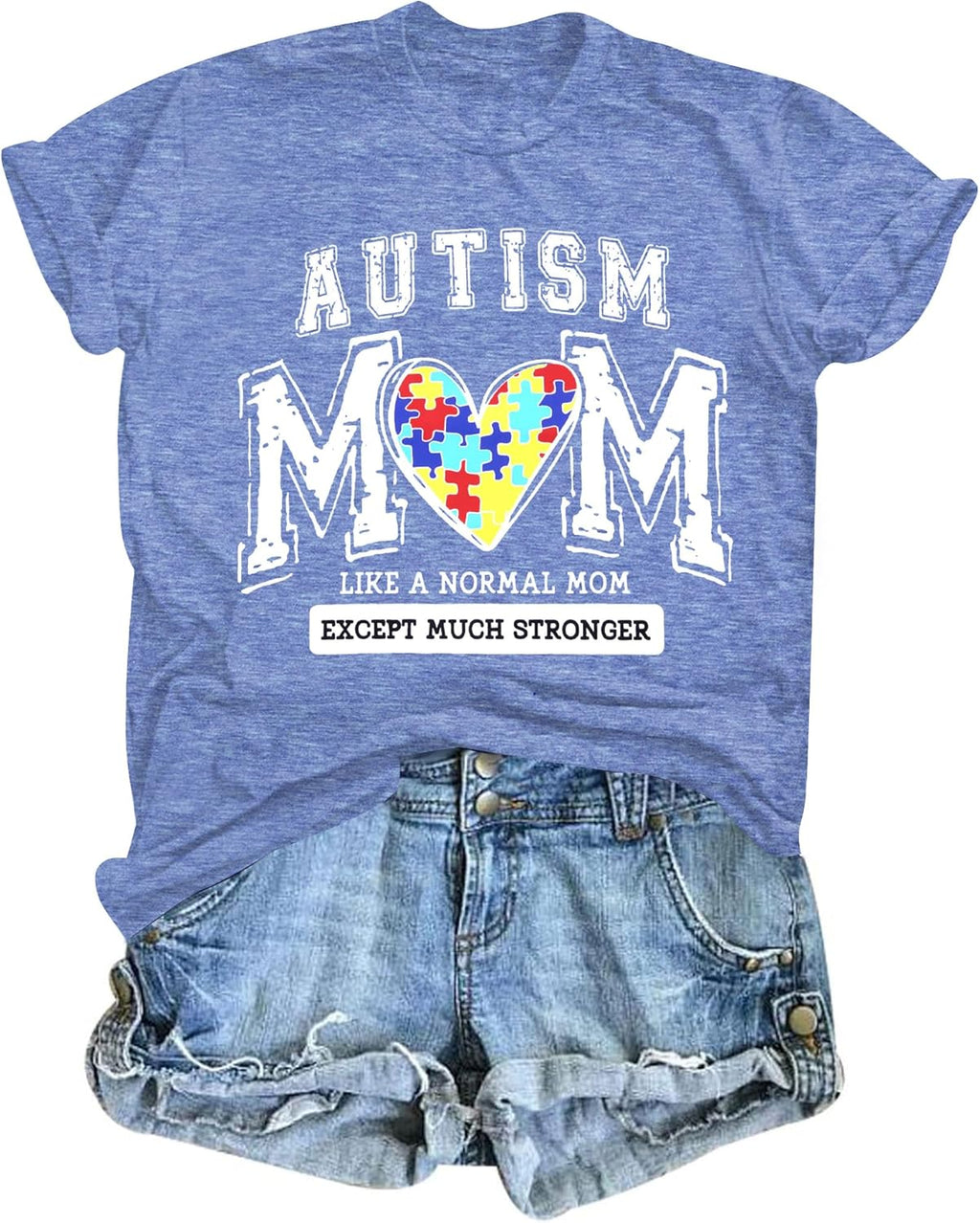 Autism Awareness Shirt Autism Mom Shirt Womens Autism Acceptance T Shirt Mental Health Tees Positive Mama Tops