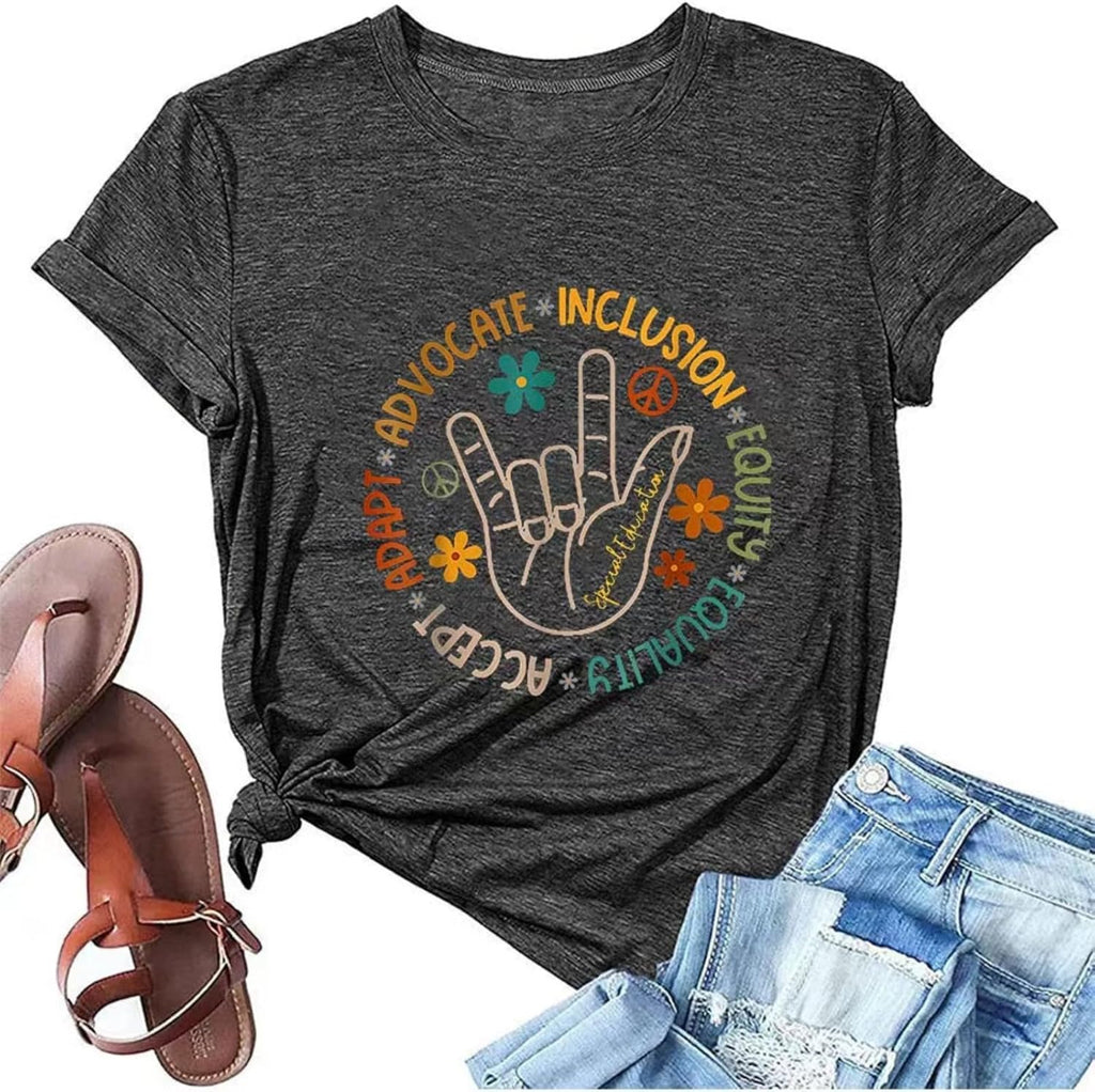 Be Kind Tshirt for Women Kindness Shirts Funny Inspirational Graphic Shirts Short Sleeve Teacher Tee Tops