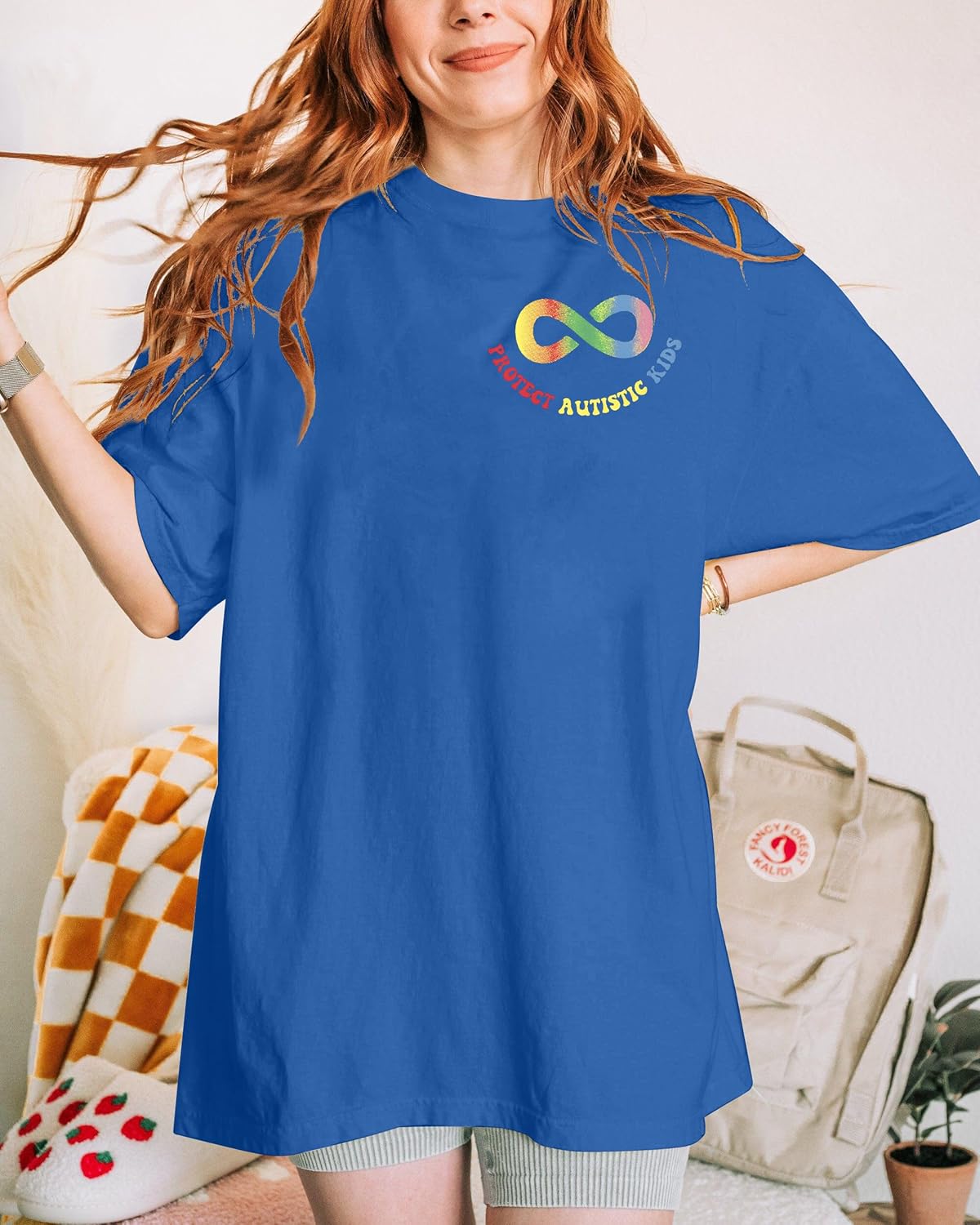 Autism Awareness Shirt Women Oversized: Protect Autistic Kids Shirts Special Education Teacher T Shirt Autism Mom Tops