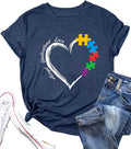 Be Kind Shirts for Women Autism Awareness T Shirts Autism Support Love Shirt Casual Graphic Tees Gifts