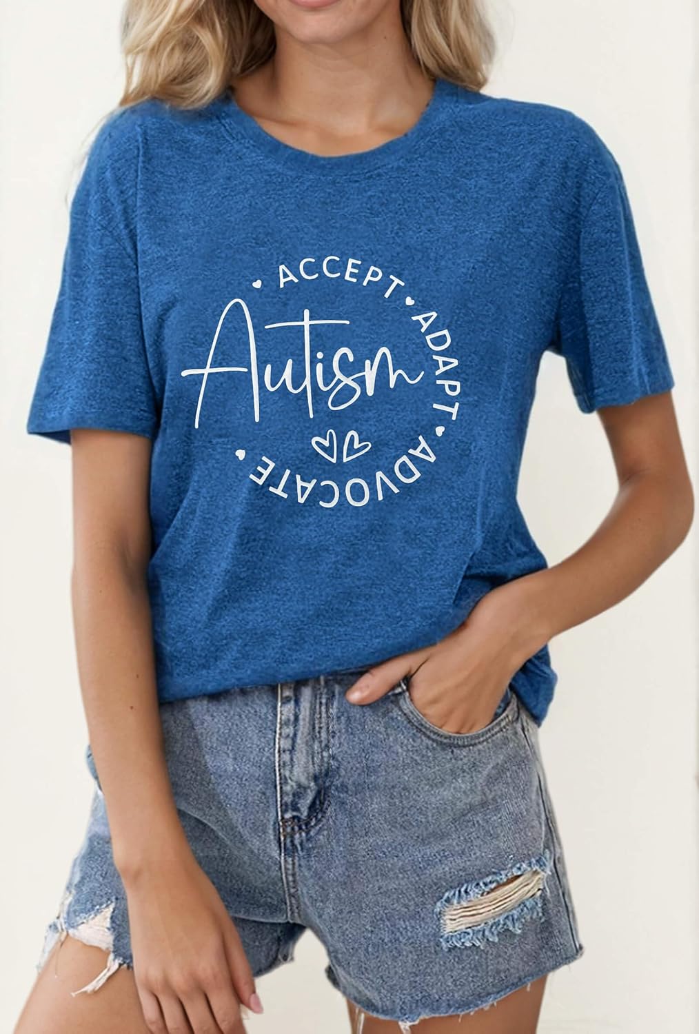 Autism Awareness Shirt Womens Special Education Teacher Tshirts Seeing The World Differently Tee Tops