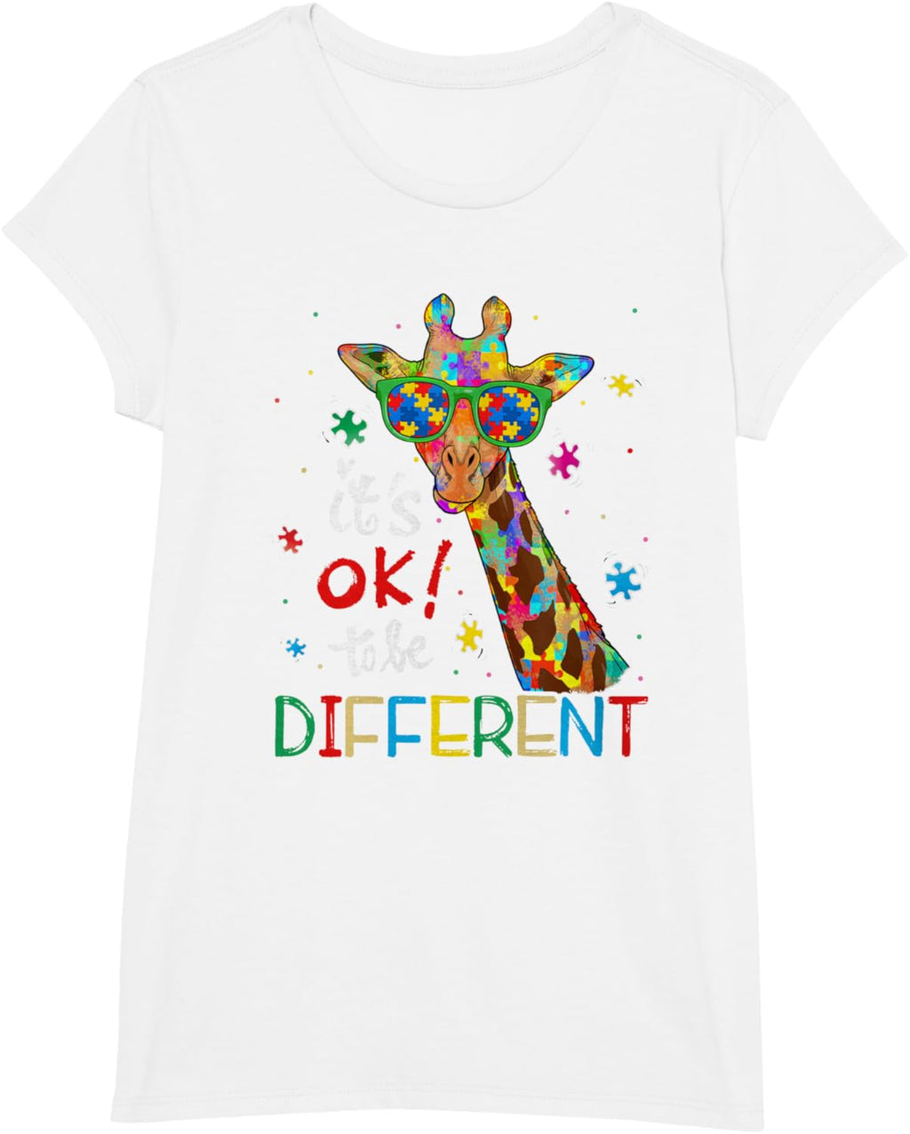 Autism Awareness Acceptance Women Kid Its Ok To Be Different