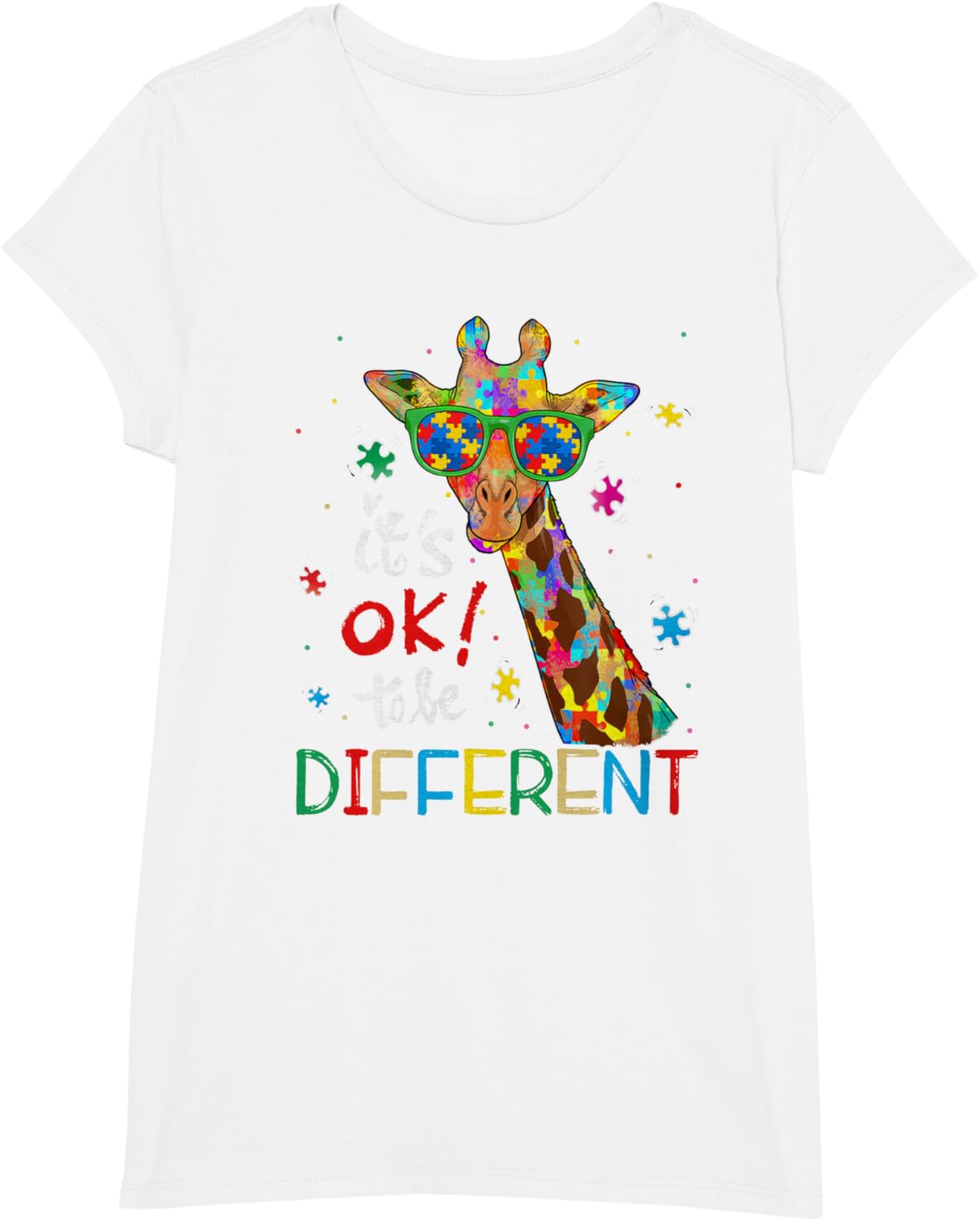 Autism Awareness Acceptance Women Kid Its Ok To Be Different