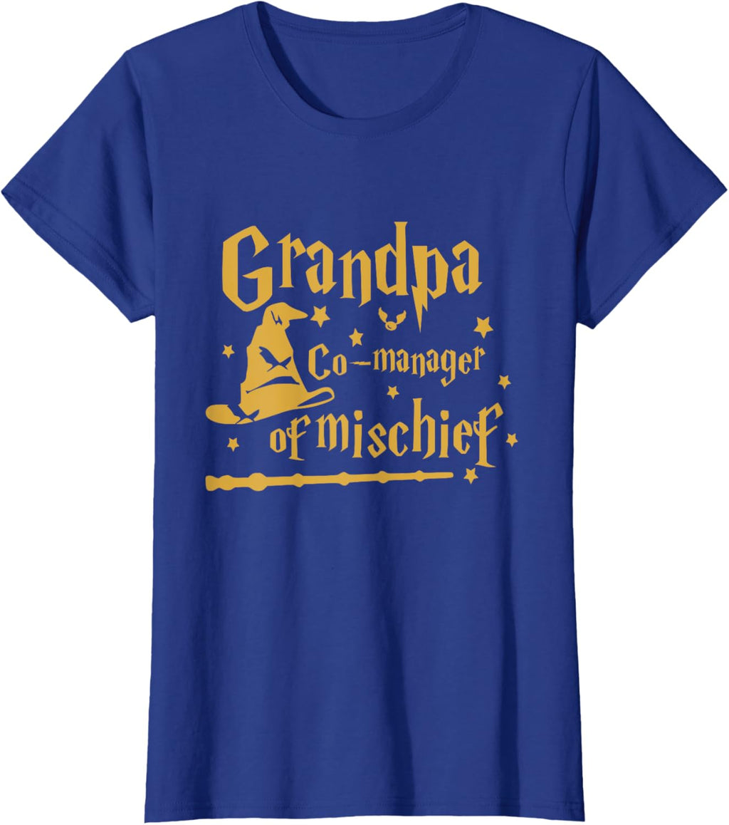 Funny Men Magical Grandpa Manager of Mischief Father's Day