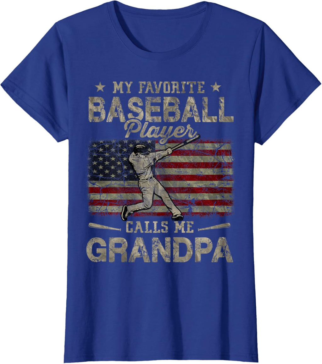 My Favorite Baseball Player Calls Me Grandpa Father's Day