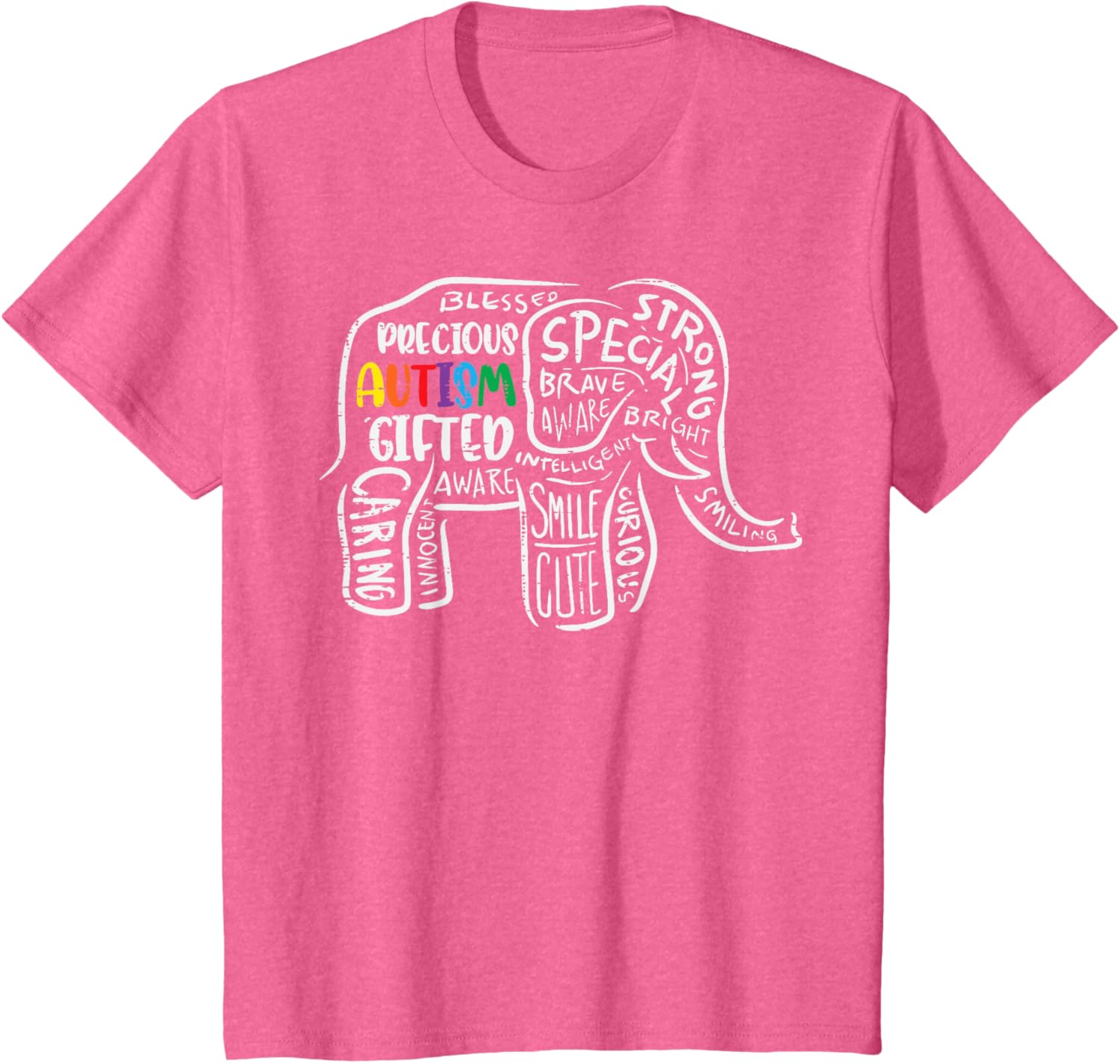 Autism Awareness Elephant Acceptance Autistic Men Women Kids