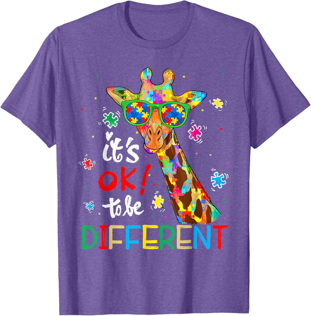 Autism Awareness Acceptance Women Kid Its Ok To Be Different