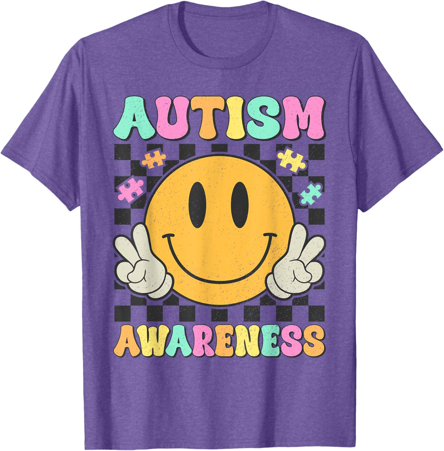 Autism Awareness Kids Men Women Smile Face Autistic Autism