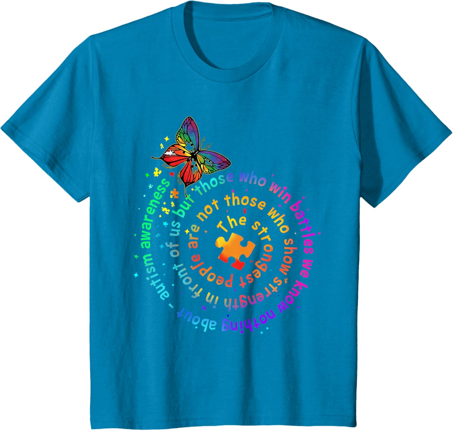 The Strongest People Butterfly Autism Awareness
