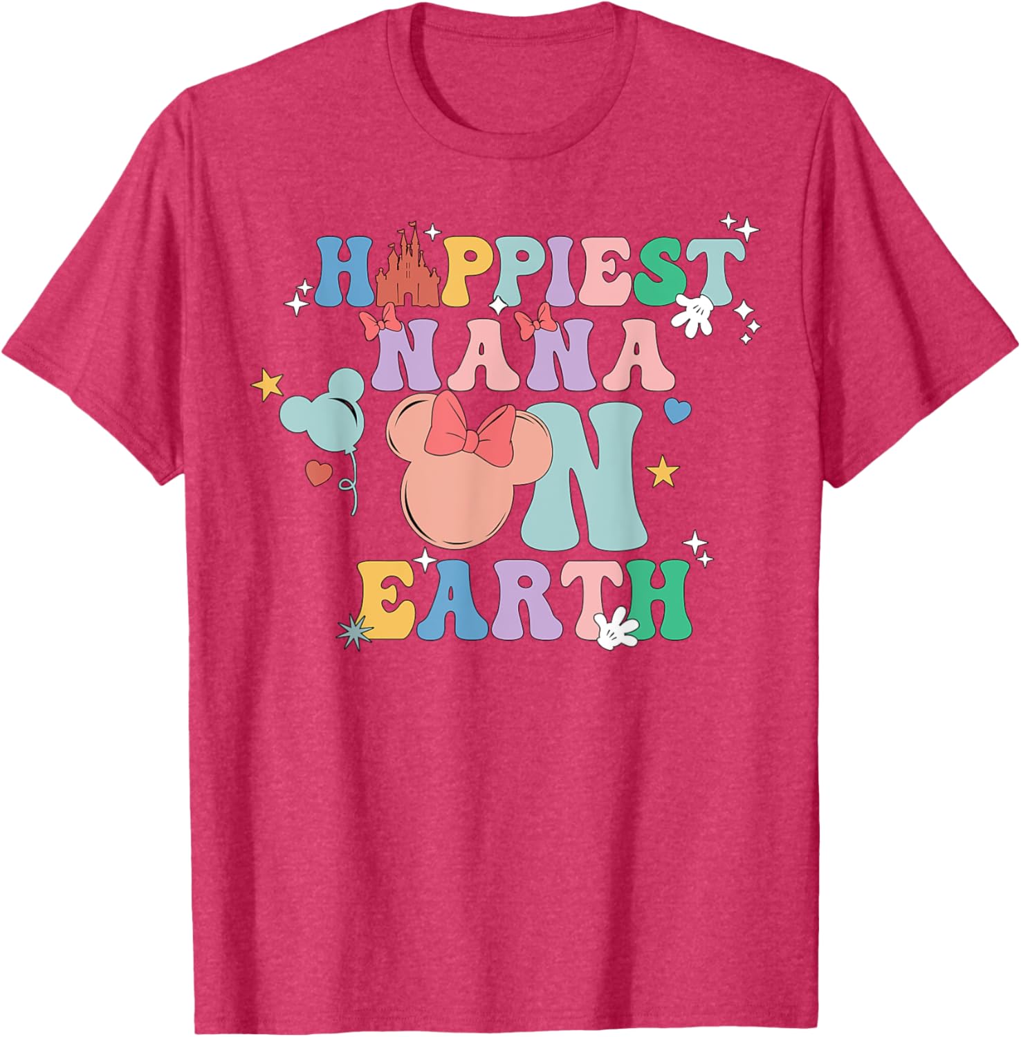 Happiest Nana On Earth Groovy Mom Mother's Day Mother Shirt