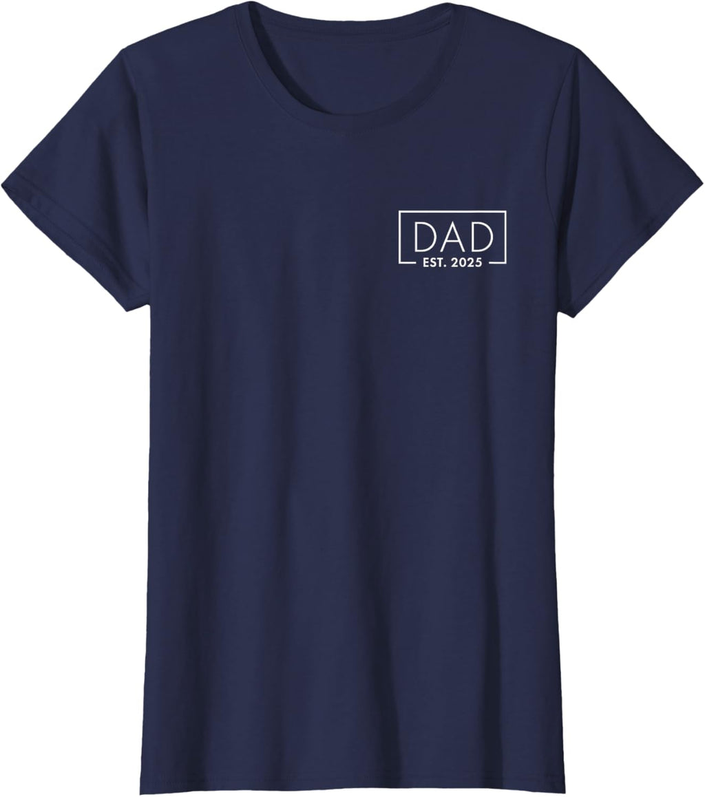 Birth Gift Co. Funny 1st Time Dad EST 2025 New Dad New First Fathers Day