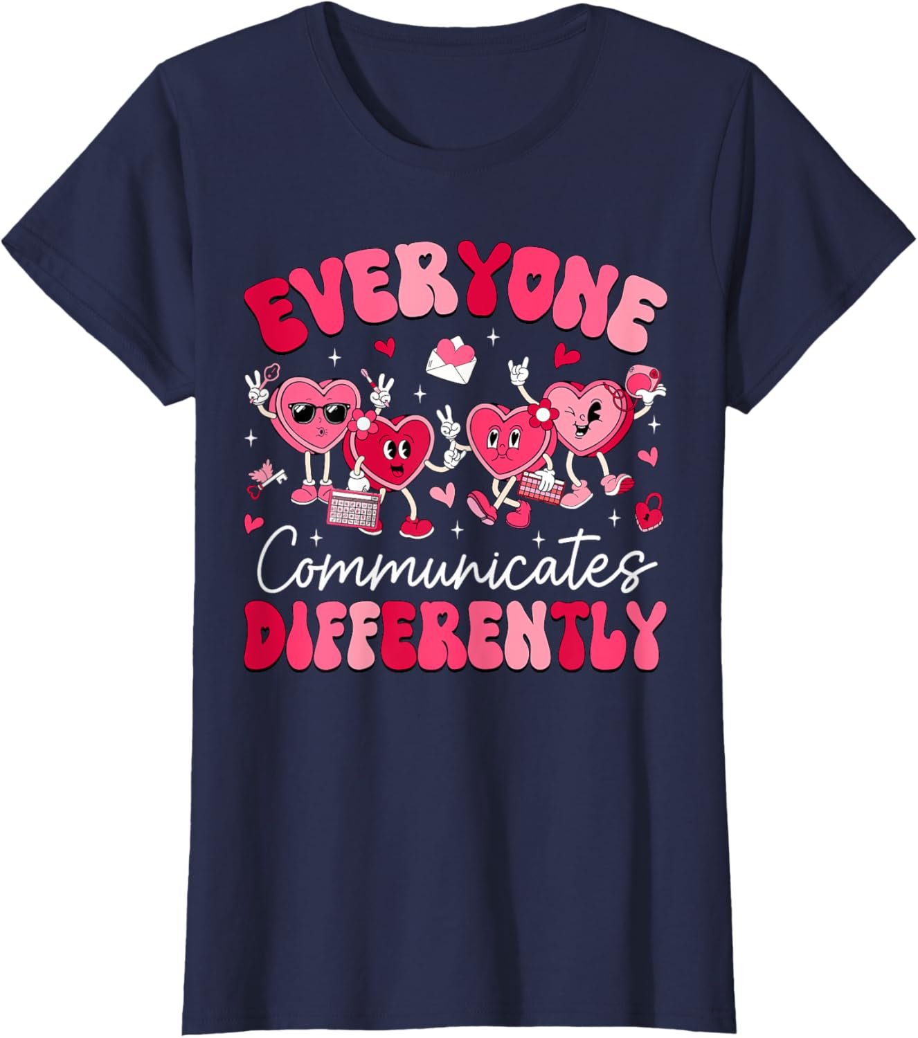 Everyone Communicates Differently Autism Valentines Day