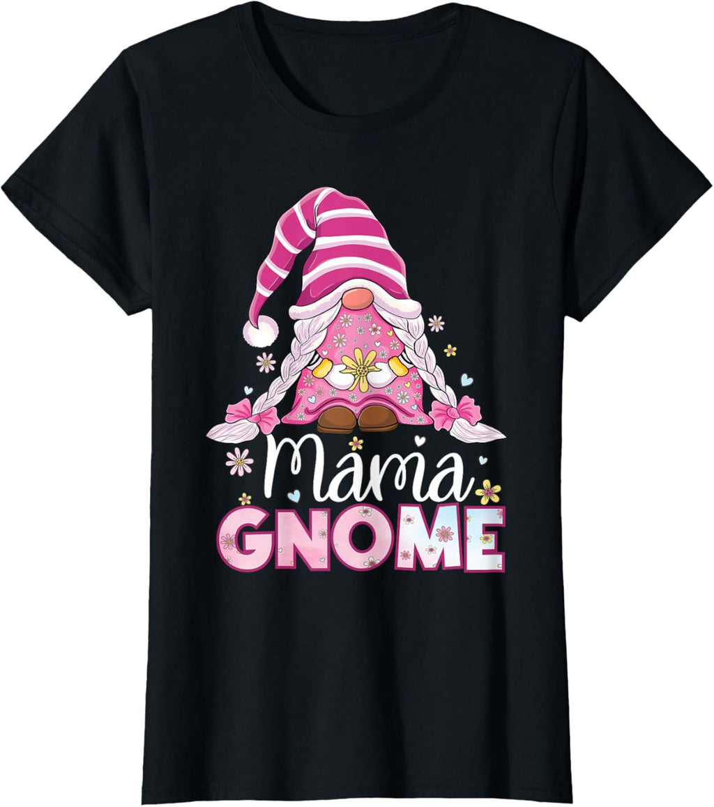 Flower For Mom Gnomies Cute Gnome Mom Happy Mother's Day