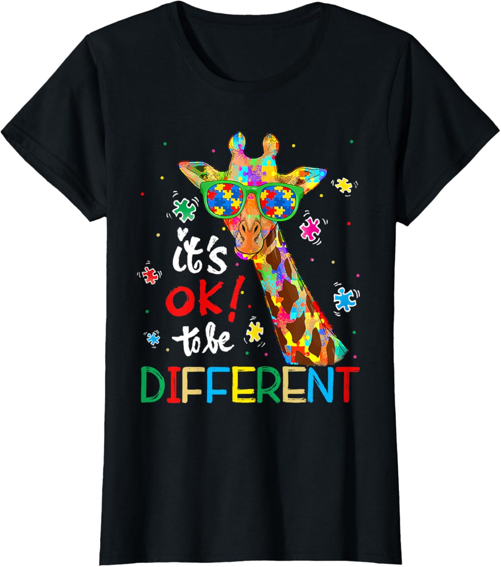 Autism Awareness Acceptance Women Kid Its Ok To Be Different
